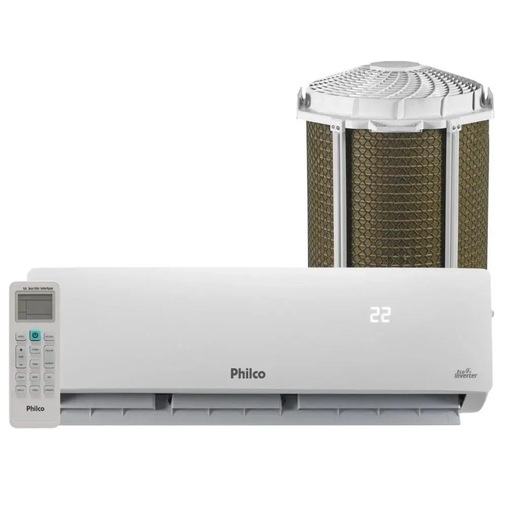Ar Condicionado Split Philco Eco Inverter 12000 BTUS Frio 220V Compressor Silencioso Branco PAC12FC