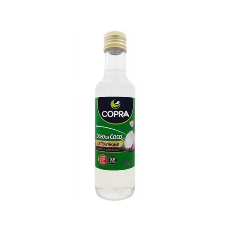 Óleo De Coco Copra Extra Virgem Garrafa 250ml