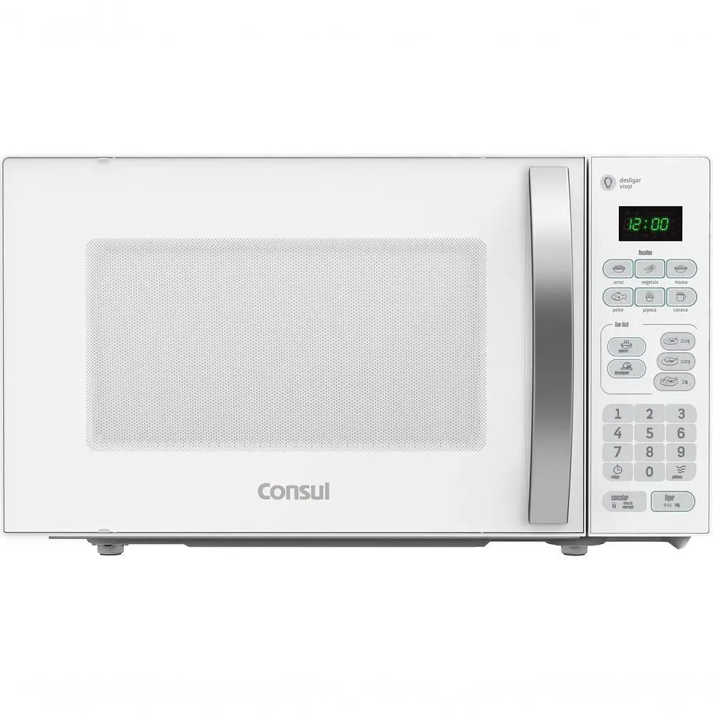 Micro-ondas de Bancada Consul CMA20BB 20L Branco com Descongelar e Receitas Pré Programadas 110V