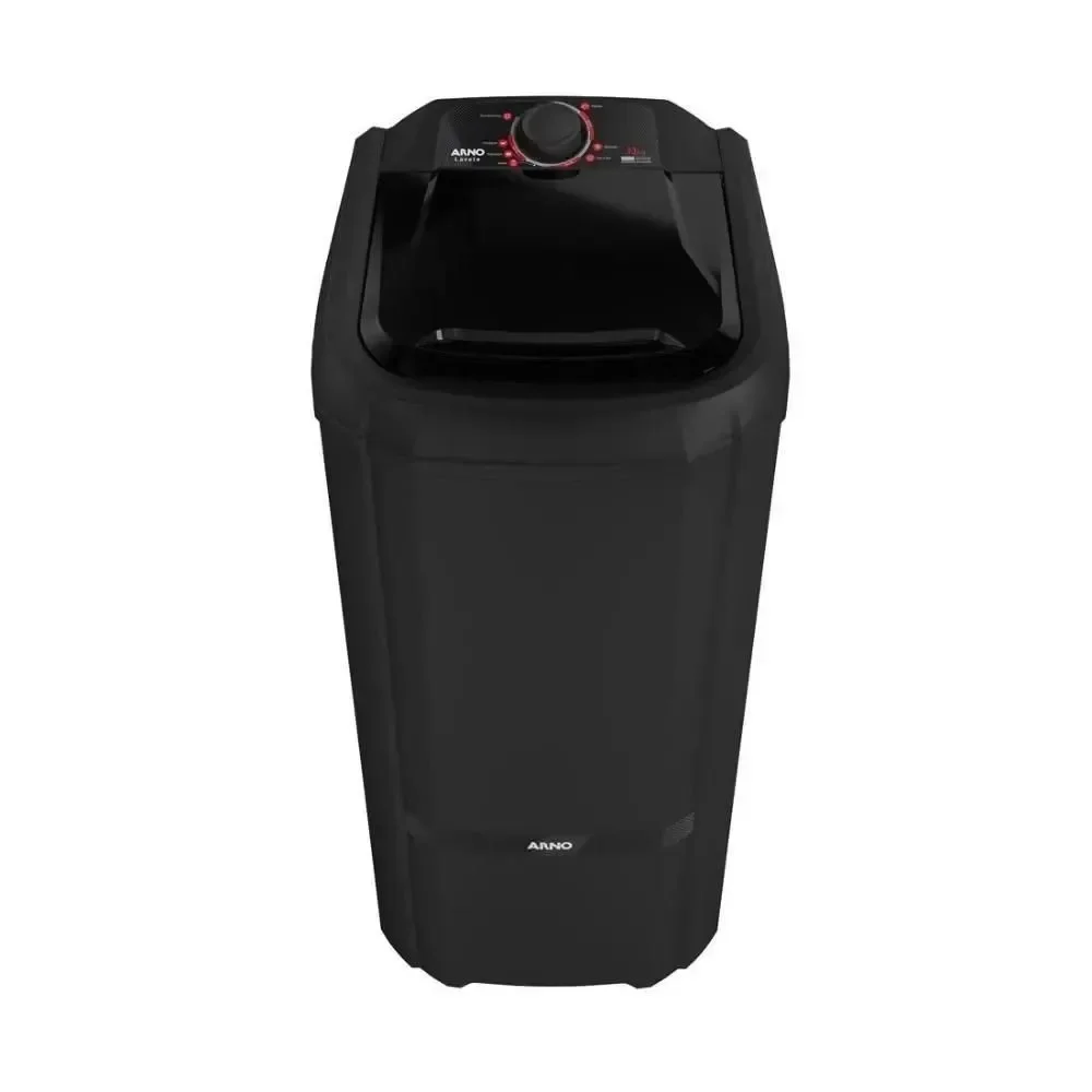Lavadora Semiautomática Arno LAS 13 PT 13kg Semiautomática 11 Programas Preto 110V