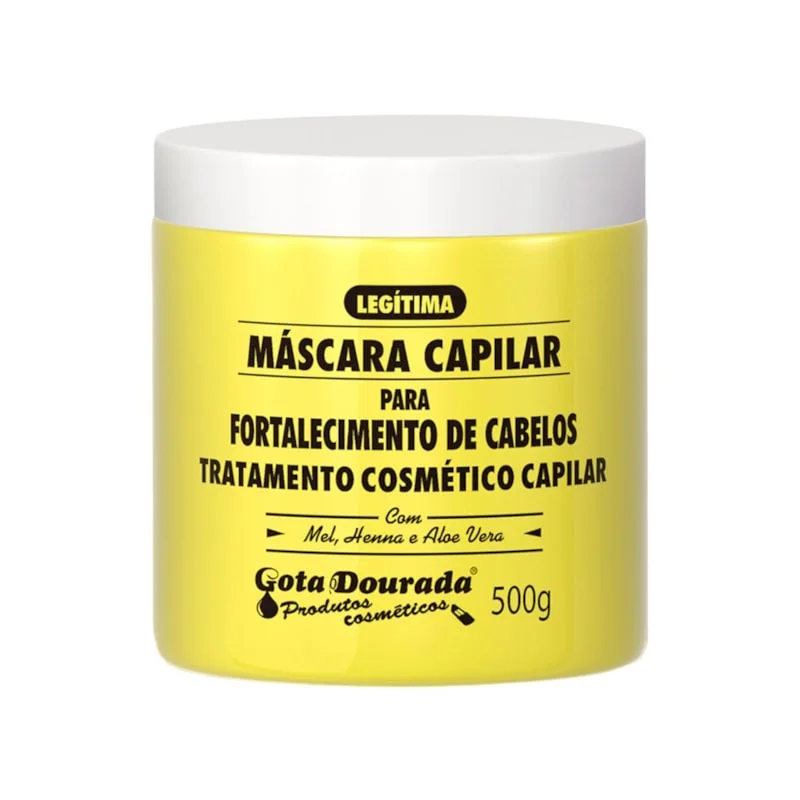 Máscara De Tratamento Gota Dourada Fortalecimento 500g