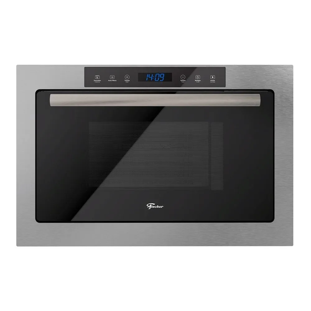 Micro-ondas de Embutir Fischer Infinity 25L Touch com Grill Inox 110V