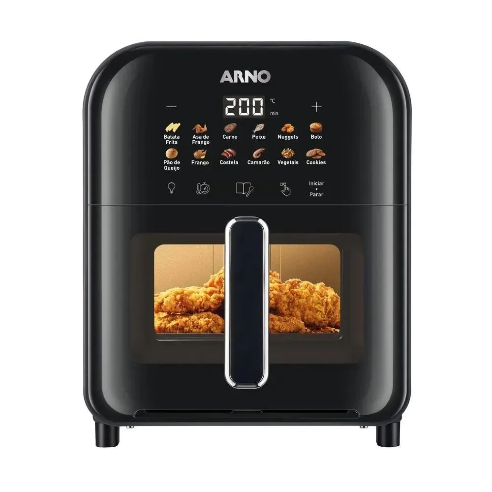 Fritadeira Air Fryer Easy Fry Turbo Afi6 1735w 6 Litros Arno Preto 220V
