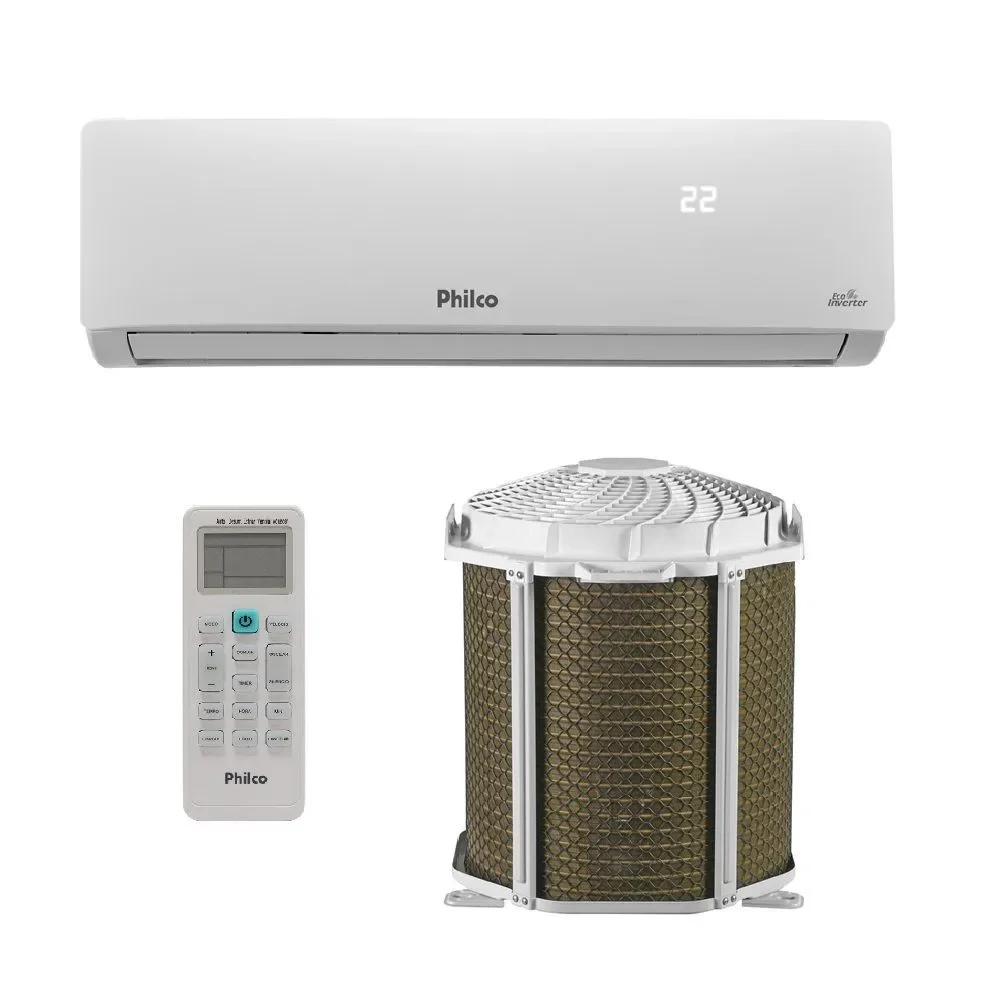 Ar Condicionado Split Hi Wall Philco Inverter 12000 BTUS Frio 220V Branco com Gás R32 PAC12FC