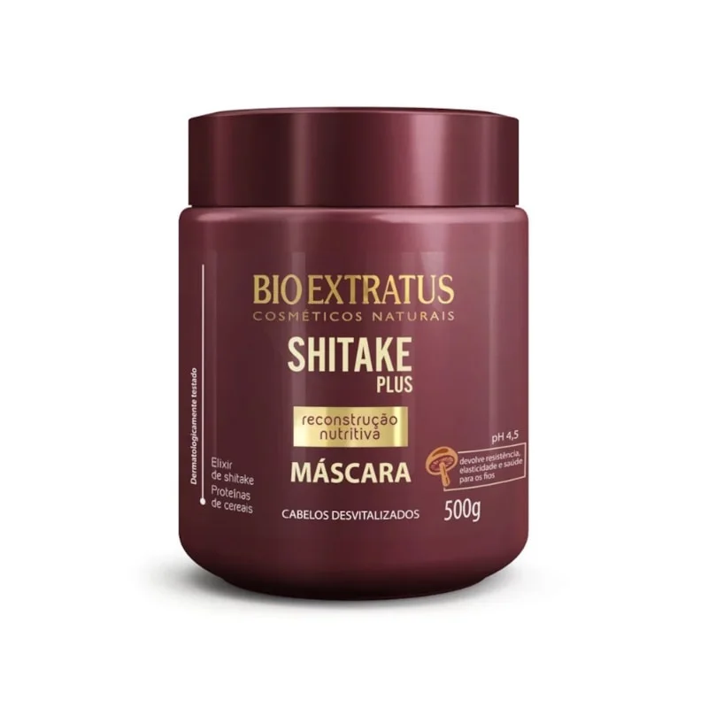 Máscara De Tratamento Bio Extratus Elixir De Shitake Plus 500g