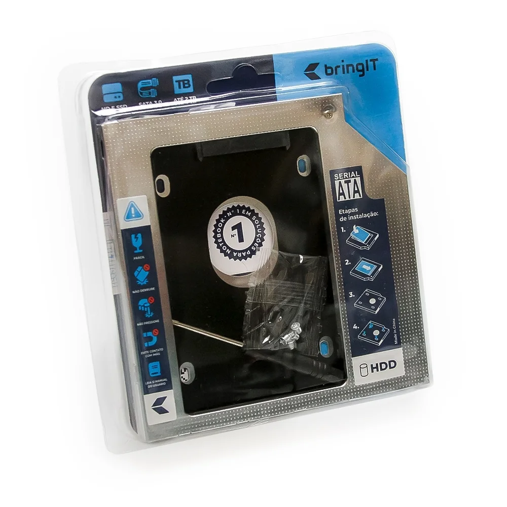 Adaptador Caddy para HD/SSD de 9.5mm