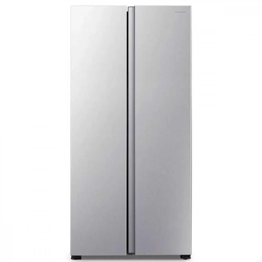 Geladeira Hisense Duplex Total no Frost 428L com Super Freeze Design de Portas Planas Inox 110V