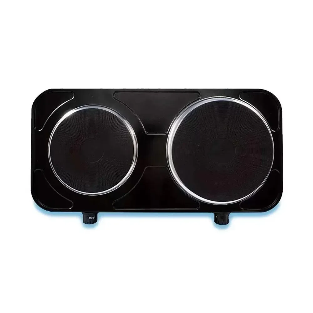 Fogão Elétrico de Mesa Agratto FMA02 com Duas Zonas de Aquecimento Preto 2500W 220V