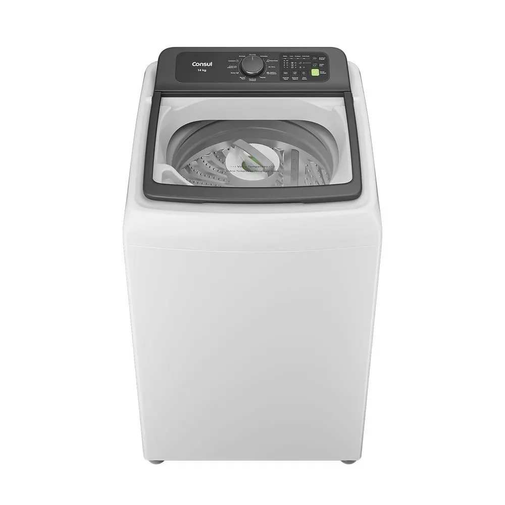 Máquina De Lavar 14kg Branca Consul Com Modo Eco CWN14AB 220V