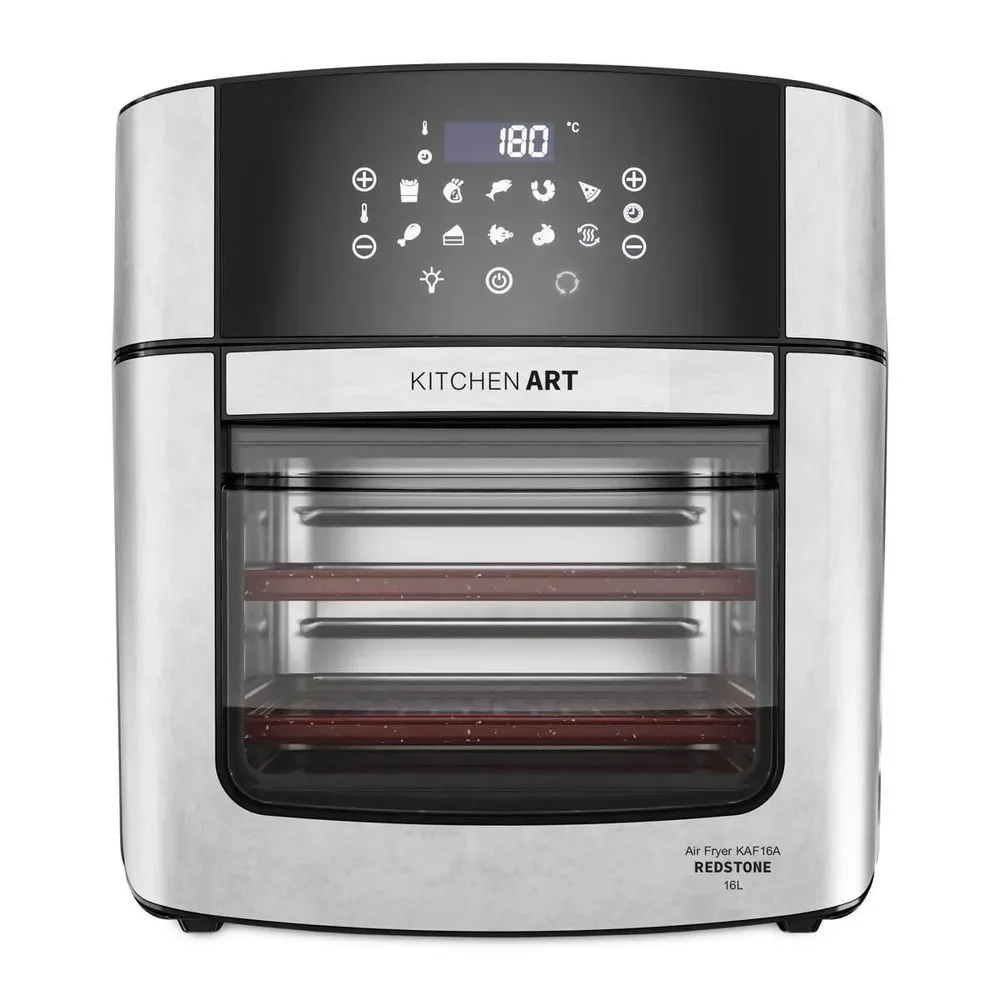 Air Fryer sem Óleo Philco KAF16A 16L 4 em 1 com Espeto Rotisserie e Cesto Antiaderente 220V