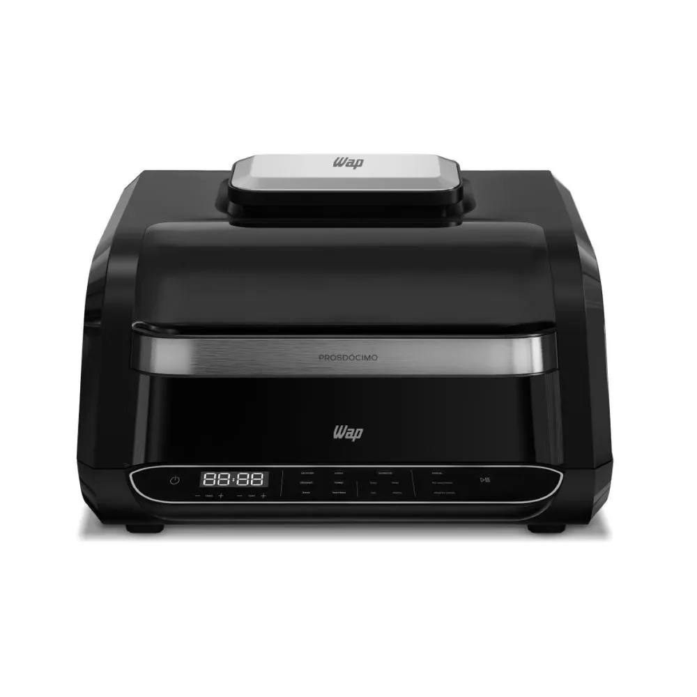 Fritadeira Elétrica sem Óleo Airfryer Barbecue Heat Digital WAP WC AB1030 66L 1700W Funções Assar Grelhar Desidratar