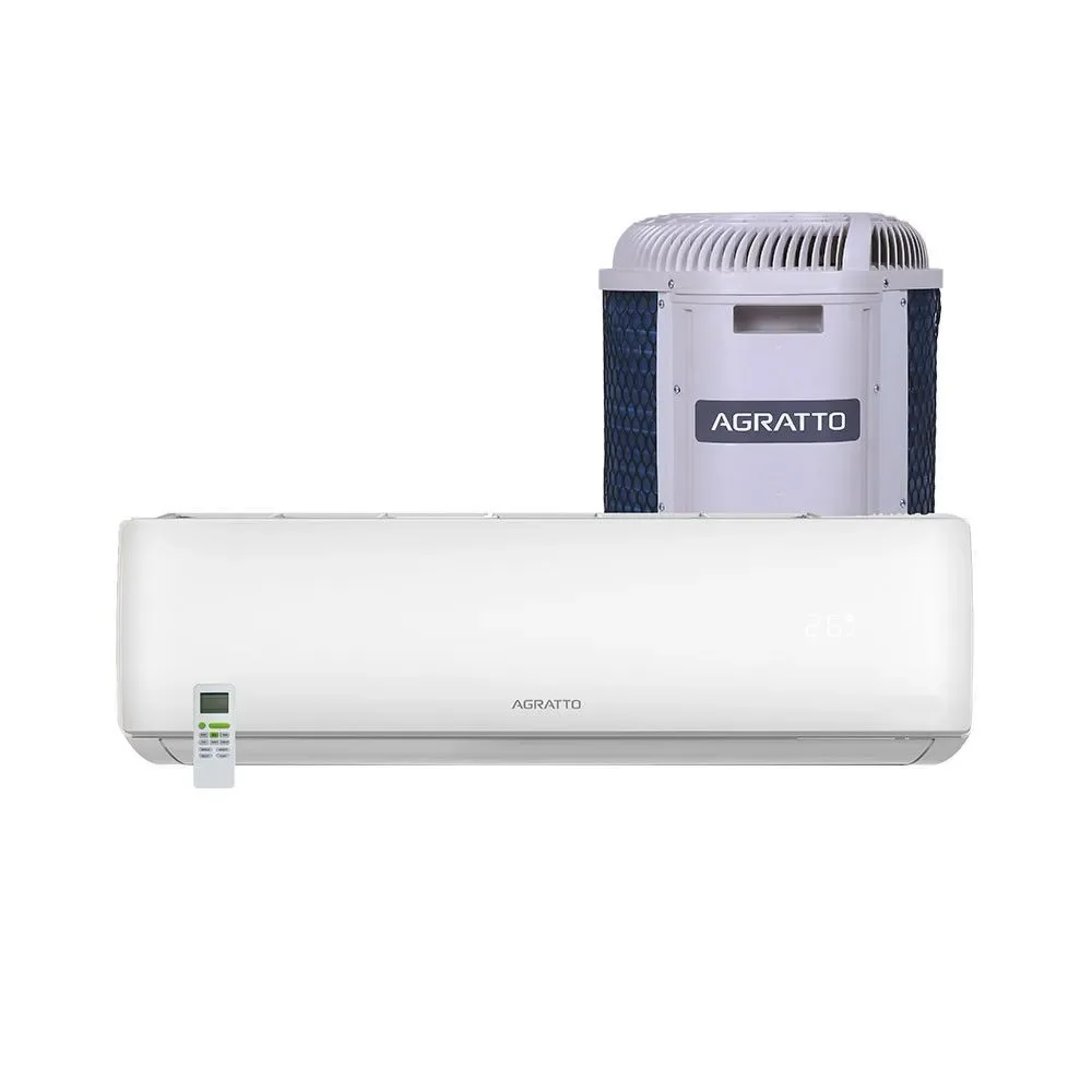 Ar Condicionado Split Hi Wall Agratto Convencional 9000 BTUS Frio 220V Branco com Serpentina de Cobre ACST9F-02