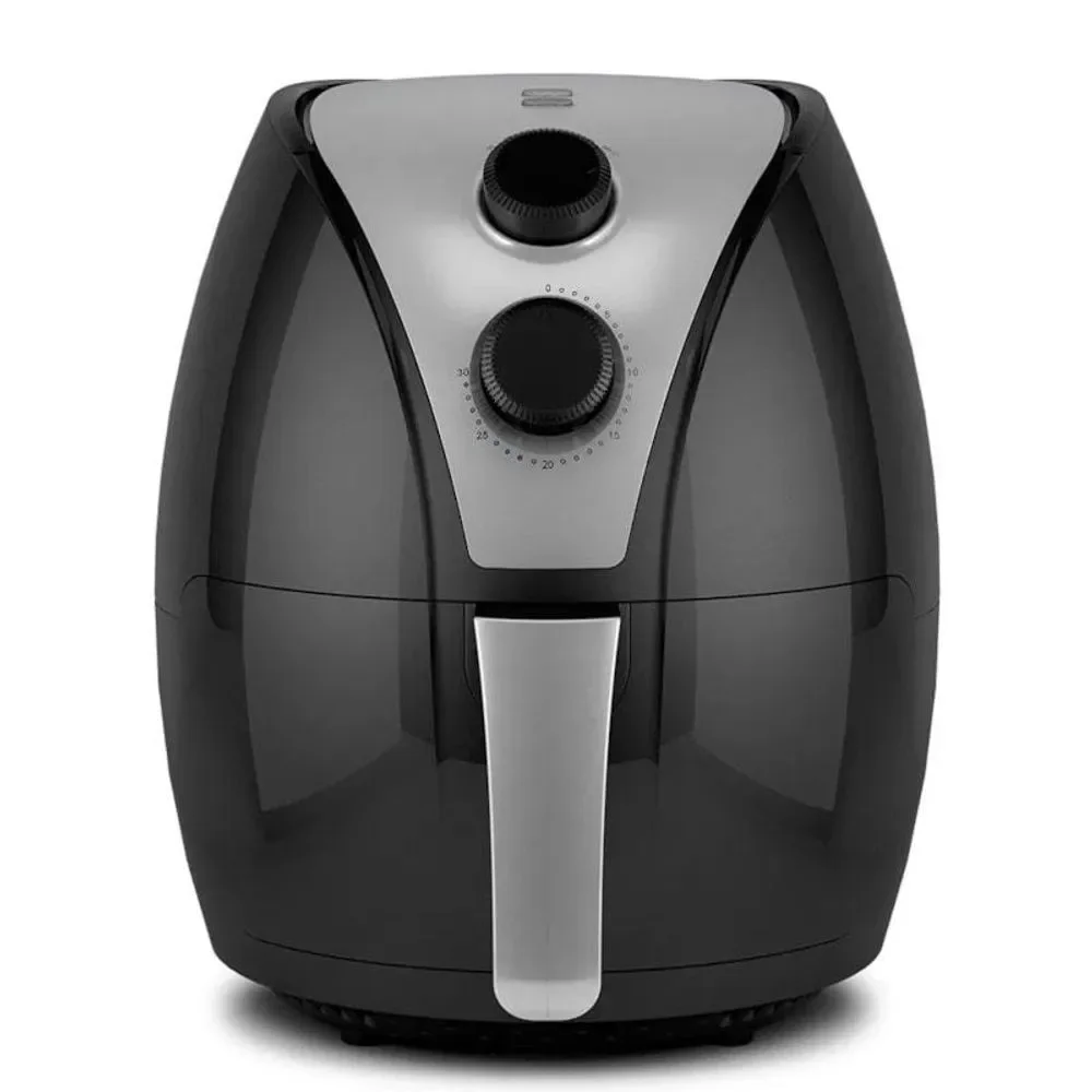 Fritadeira sem Óleo Air Fryer Itatiaia AFITA1007A 5L 1500W Digital com Timer e Temperatura Ajustável Preto 110V