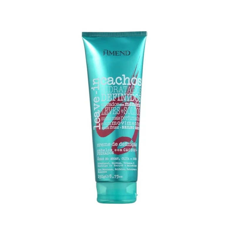 Máscara De Tratamento Amend Crespos Cachos 280g