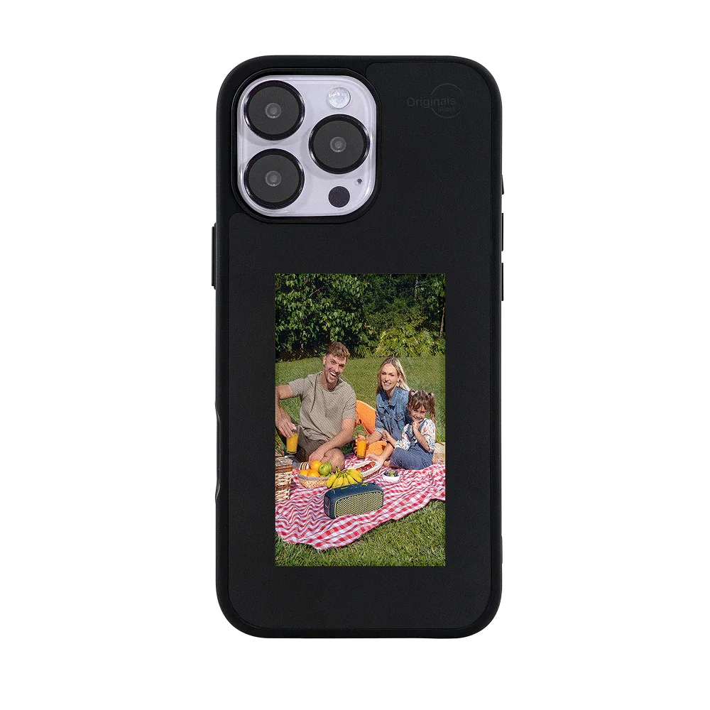 Capa i Phone 16 Pro Max Originais i Place, Screen Preta