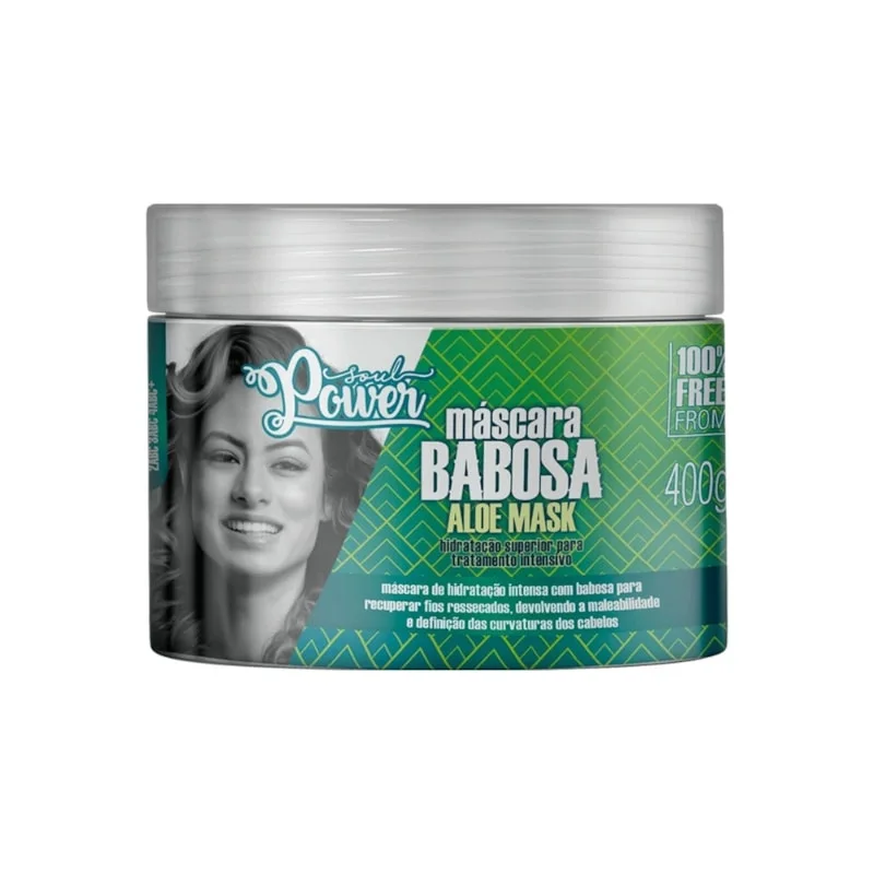 Máscara De Tratamento Capilar Soul Power Babosa Aloe Mask 400gr