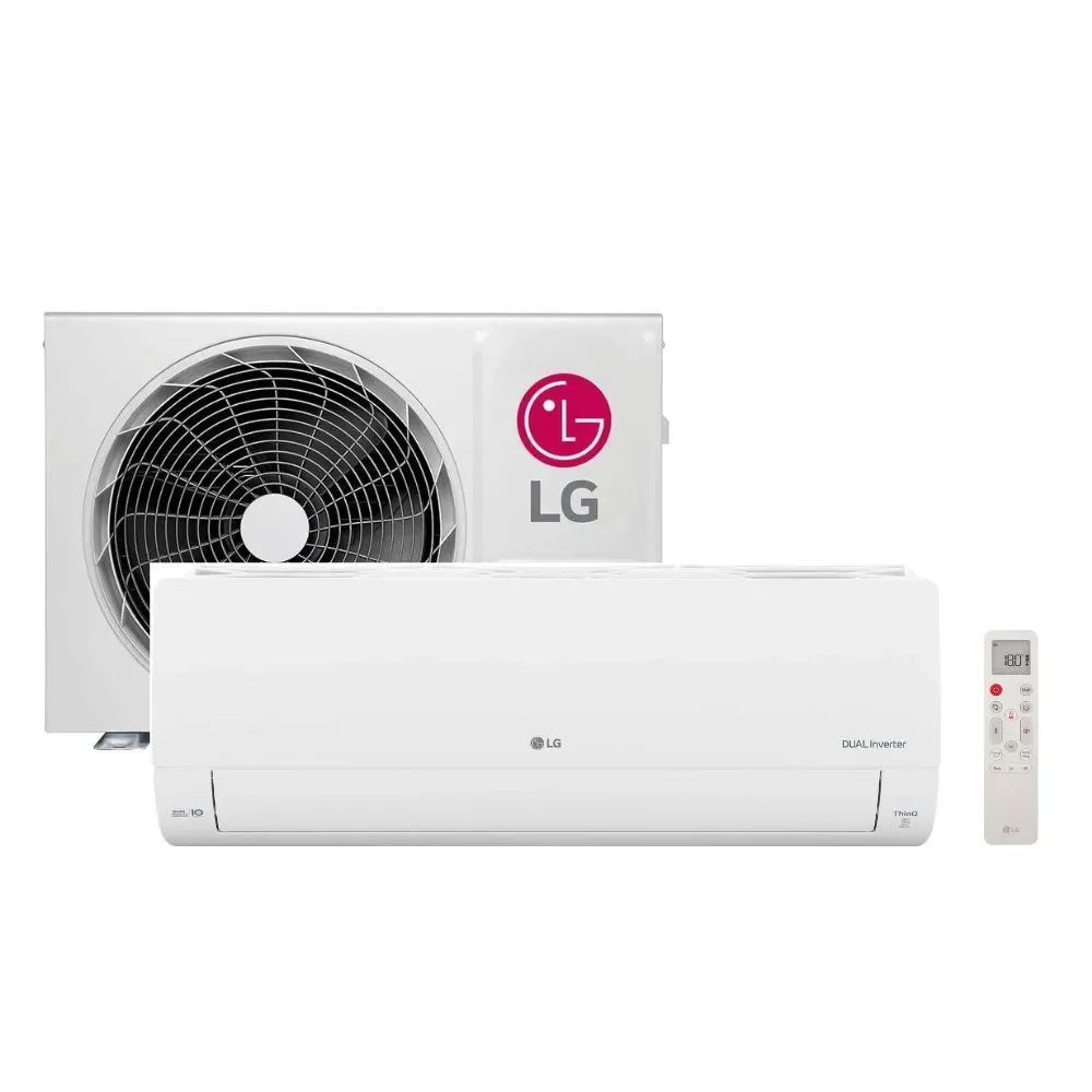Ar Condicionado LG DUAL Inverter AI Voice 9000 BTUs Q/F 220V