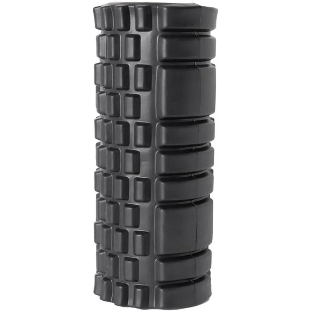 Rolo de Liberação Miofascial para Recuperação Muscular Textura Ergonômica Preto e Rosa Acte Sports