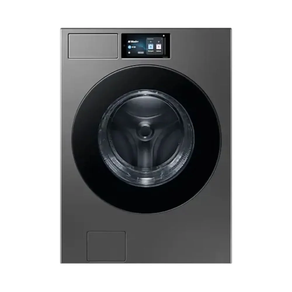 Lavadora de Roupas Frontal Samsung WF90F20ADSBZ 20kg Automática Inox com Ai Inverter 220V