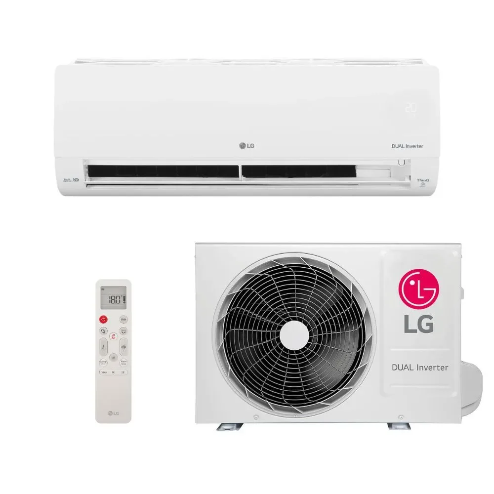 Ar Condicionado Split LG DUAL Inverter AI Voice 30000 BTUs Frio 220V S4-Q30R43FA