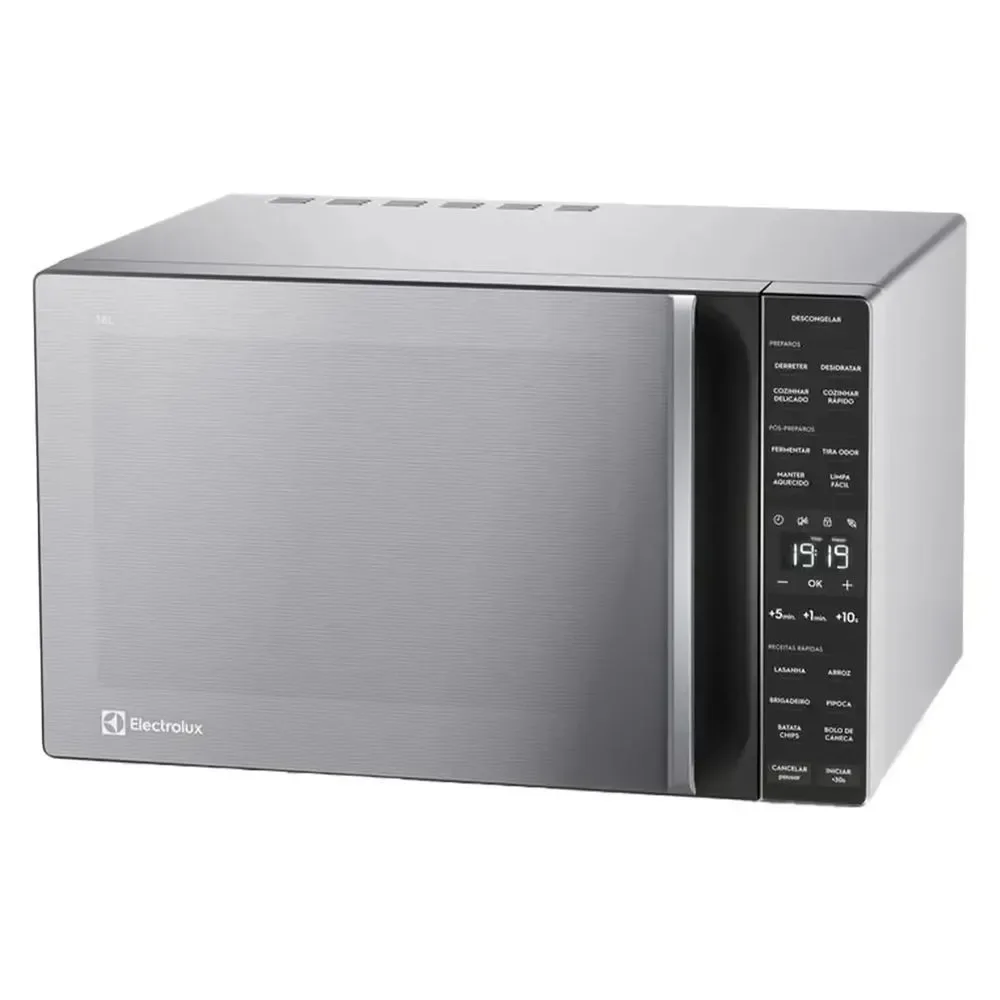 Micro-ondas de Bancada Electrolux ME36S 36L 1600W Descongelamento Assistido Painel Digital 110V