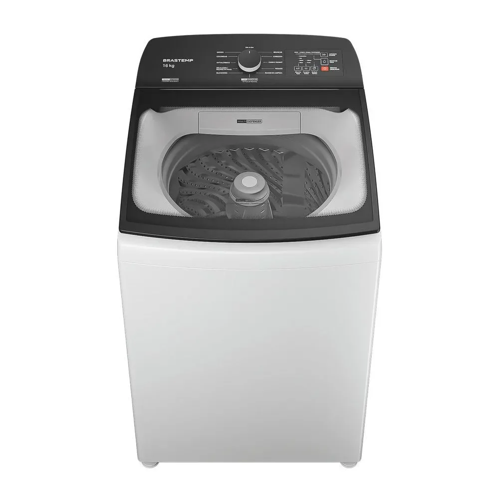 Máquina De Lavar Brastemp 16kg Branca Com Ciclo Tira Manchas Advanced E Smart Sensor BWF16AB 220V