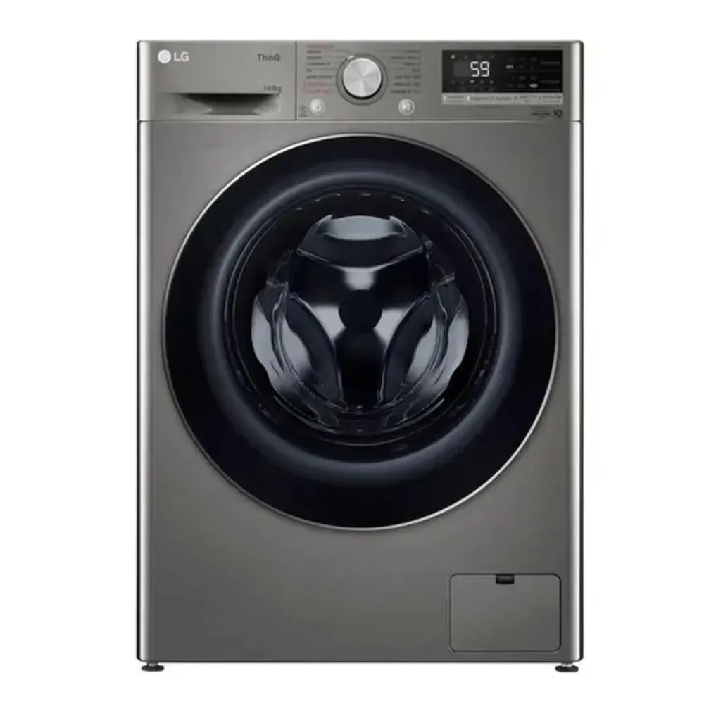 Lava e Seca LG CV5014PC4A 14kg 8kg Inteligência Artificial AI DD 6 Motion DD Turbowash Steam Ciclo Rápido 30 Min Secagem