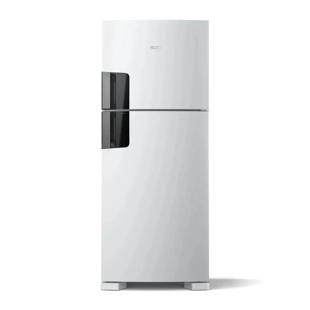 Geladeira Consul Duplex Frost Free Convencional 412L LED CRM50MB Branca 110V