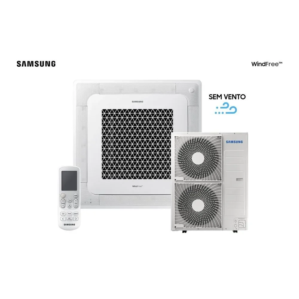 Ar Condicionado Cassete Samsung Windfree Inverter 60000 BTUS Quente e Frio 220V AC060HE4DKG