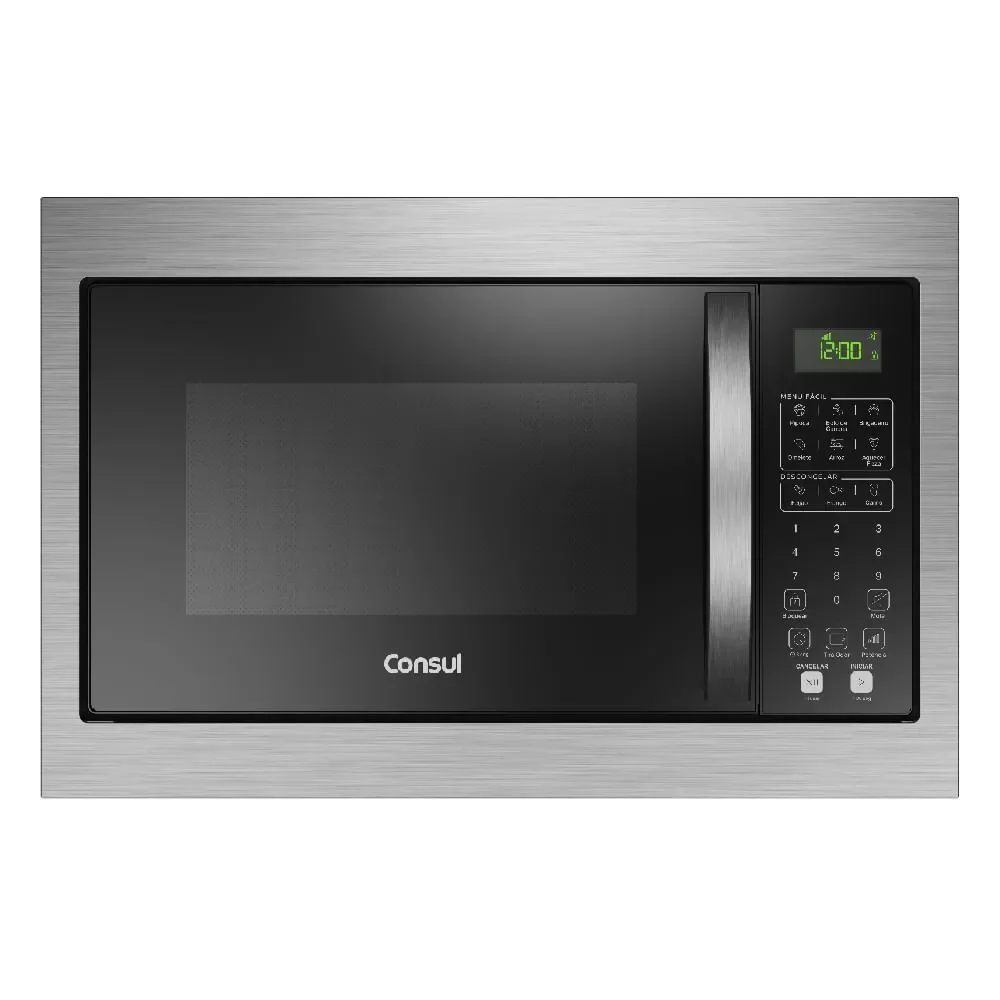 Micro-ondas de Embutir Consul CM146AE 32L com Menu Fácil Função Tira Odor Preto