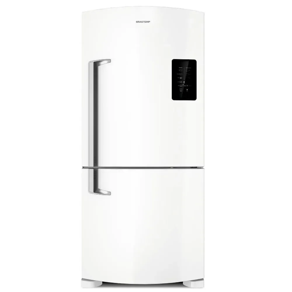 Geladeira Brastemp Frost Free Inverse 588 Litros Branca Com Smart Bar Bre85ab 110v