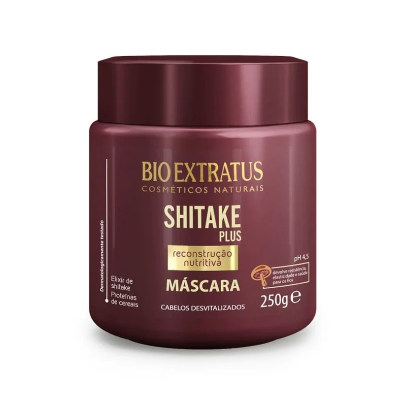 Máscara De Tratamento Bio Extratus Elixir De Shitake Plus 250g
