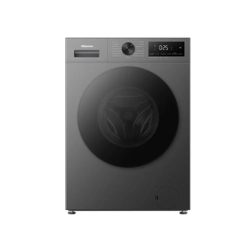 Lava e Seca Hisense WD1I11 11kg 7kg Compact Fit Steam Inverter Titânio 110V