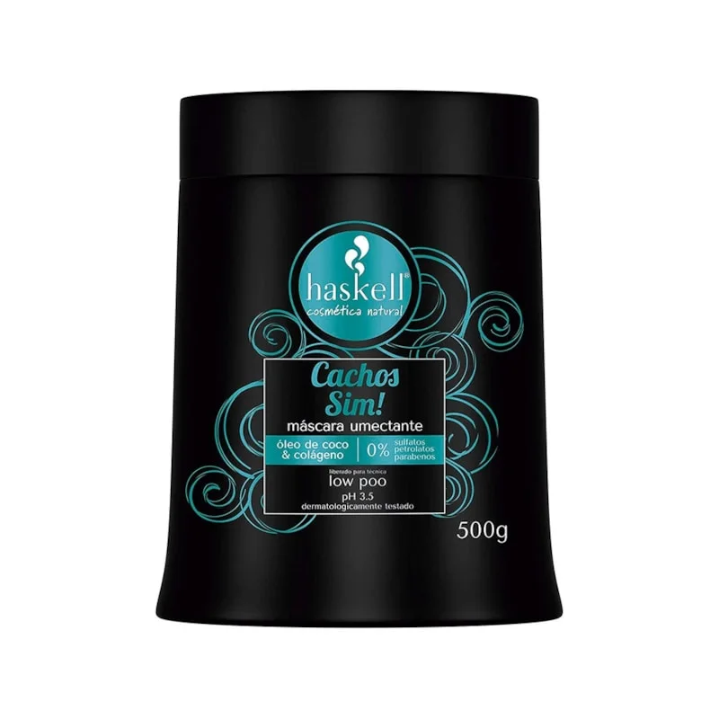 Máscara De Tratamento Haskell Cachos Sim 500g