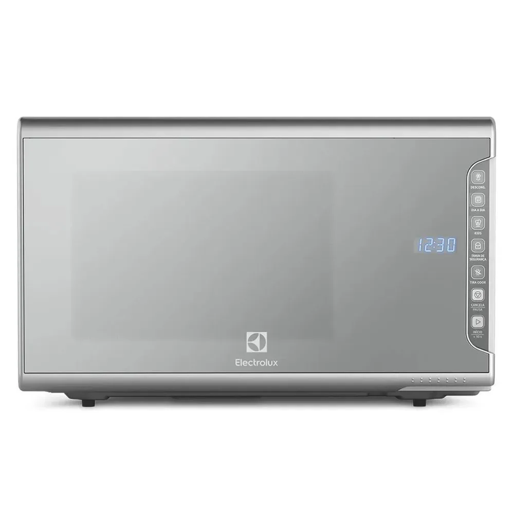 Micro-ondas de Bancada Electrolux MI41S 31L com Painel Integrado Manter Aquecido e Tira Odor Cinza 110V