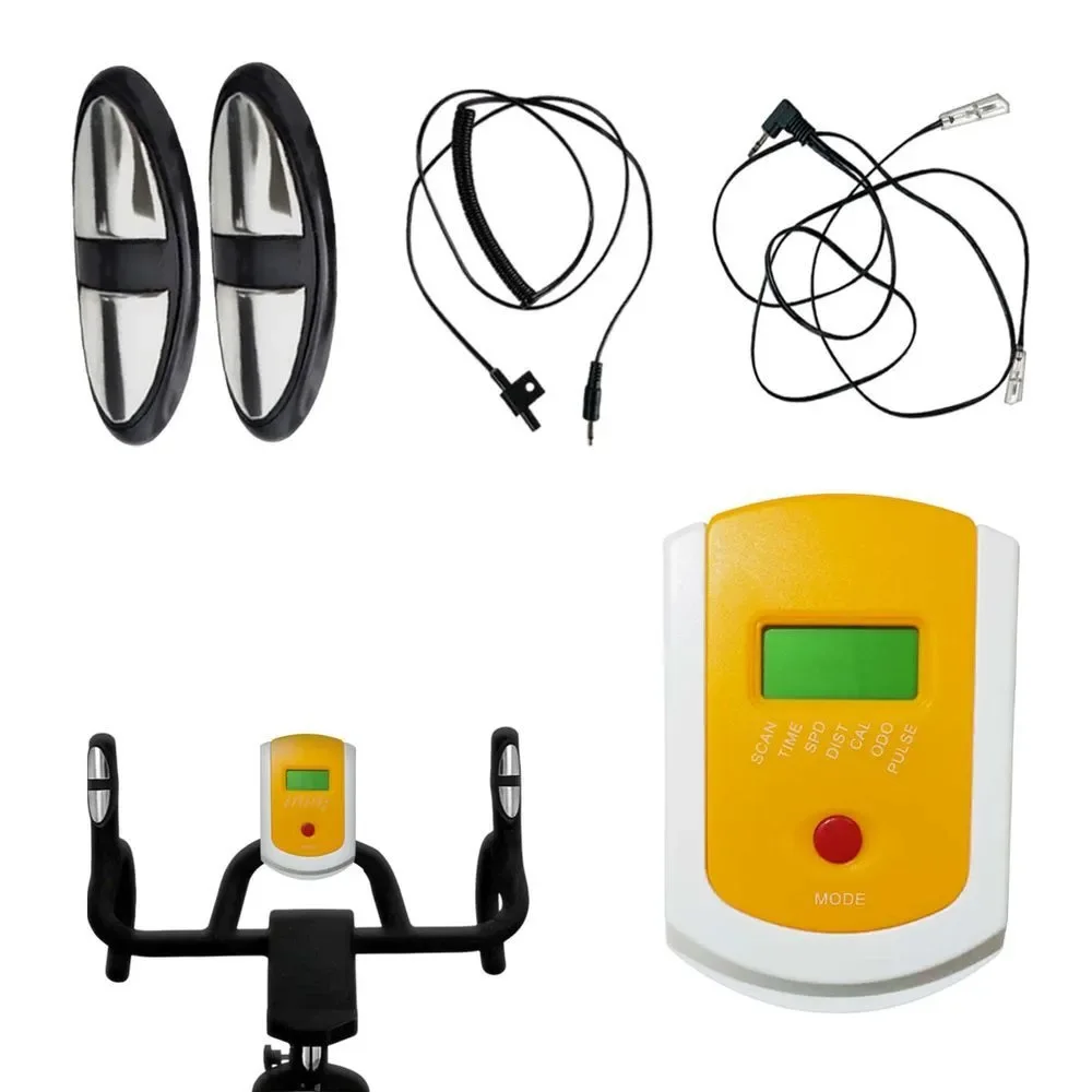 Painel Visor LCD com Sensor Cardíaco para Bicicleta Spinning SU-CONTR Branco Leva Pra Casa