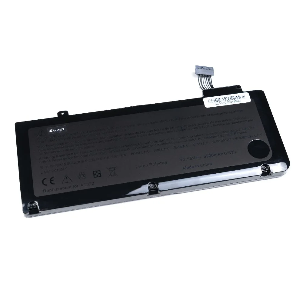 Bateria para Notebook Apple Macbook A1278 INÍCIO 2011 10.95V 5900mAh