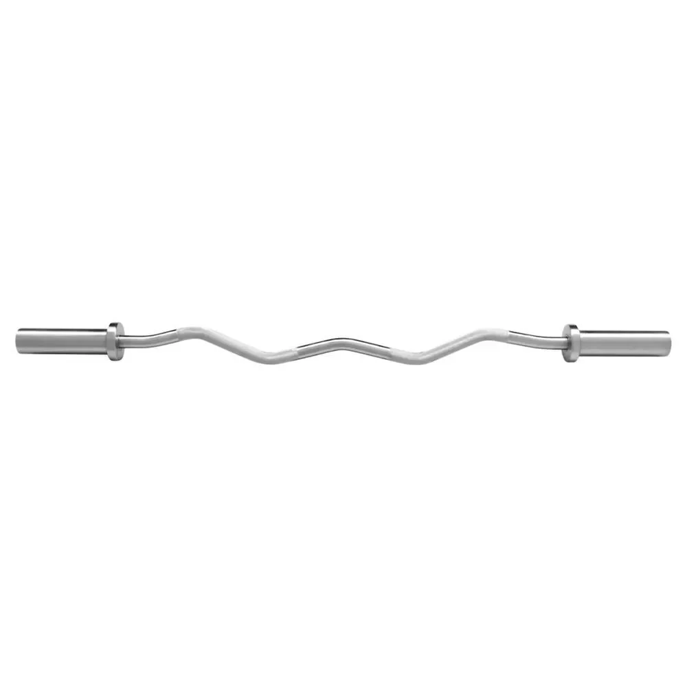 Barra Curva W Olímpica Ahead Sports 122cm Cromada