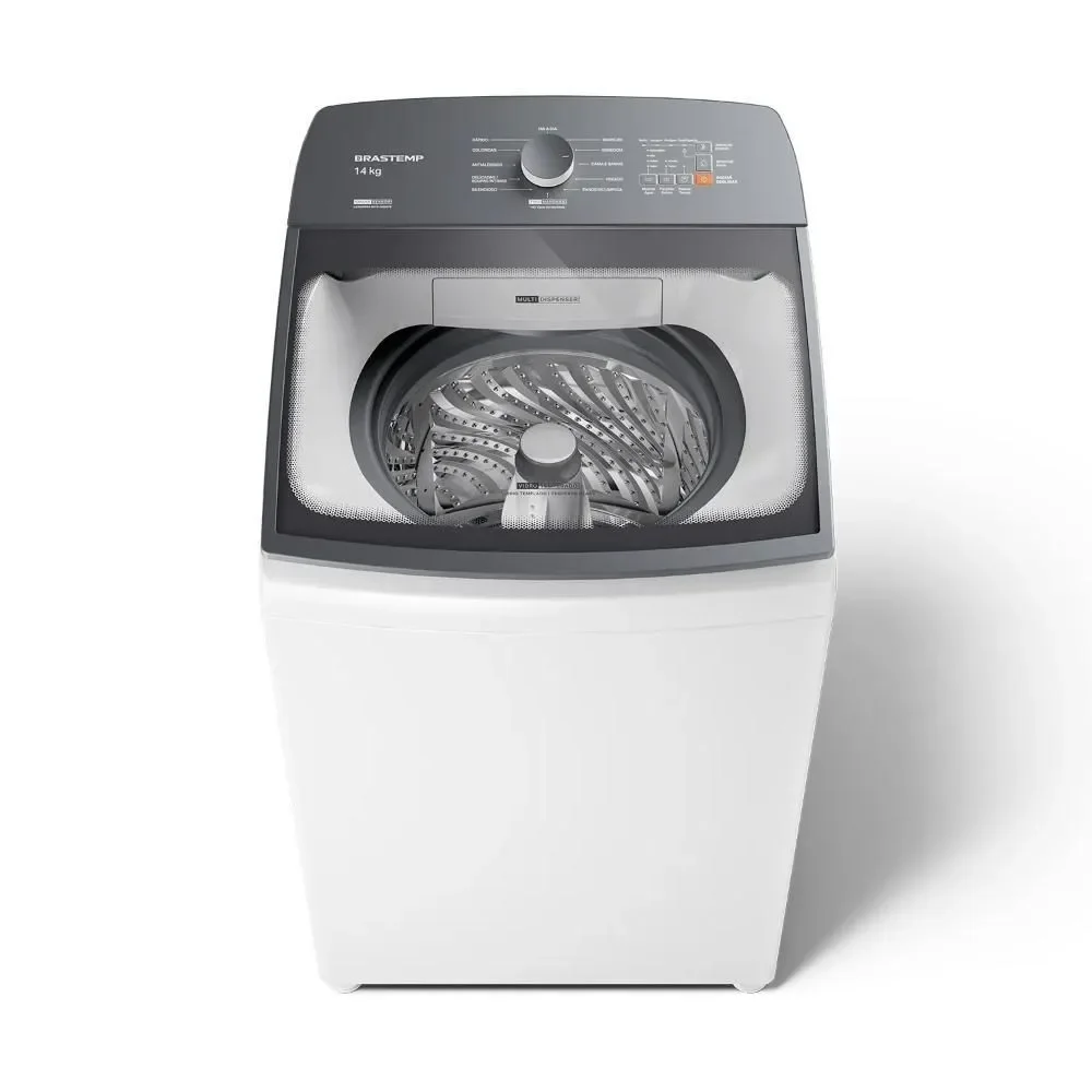 Lavadora de Roupas Brastemp BWJ14 14kg Automática Smart Sensor Ciclo Tira Manchas Advanced Branco 220V