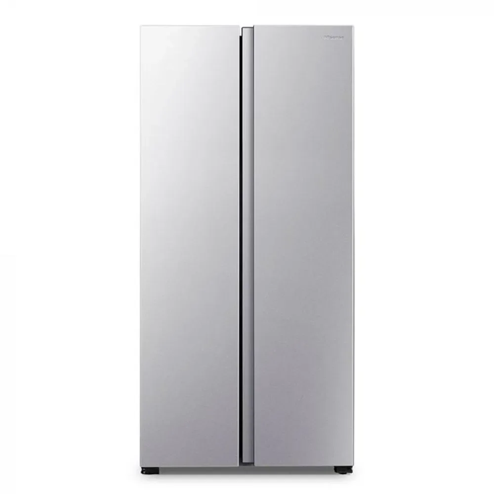 Geladeira Hisense Side by Side Inverter Frost Free 441L RS3P428NEDA Cinza 220V