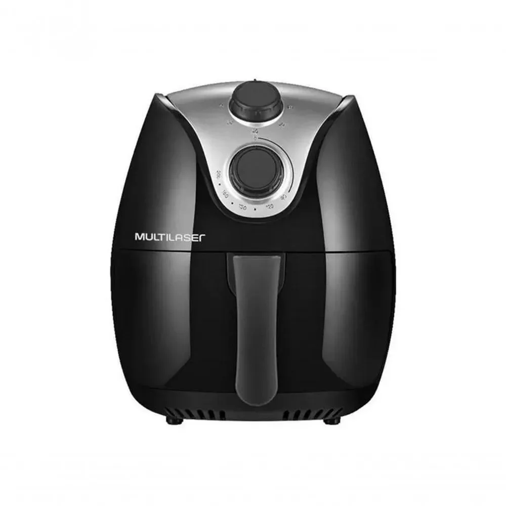 Fritadeira Air Fryer sem Óleo Multilaser CE021 4L 1500W Preto 110V