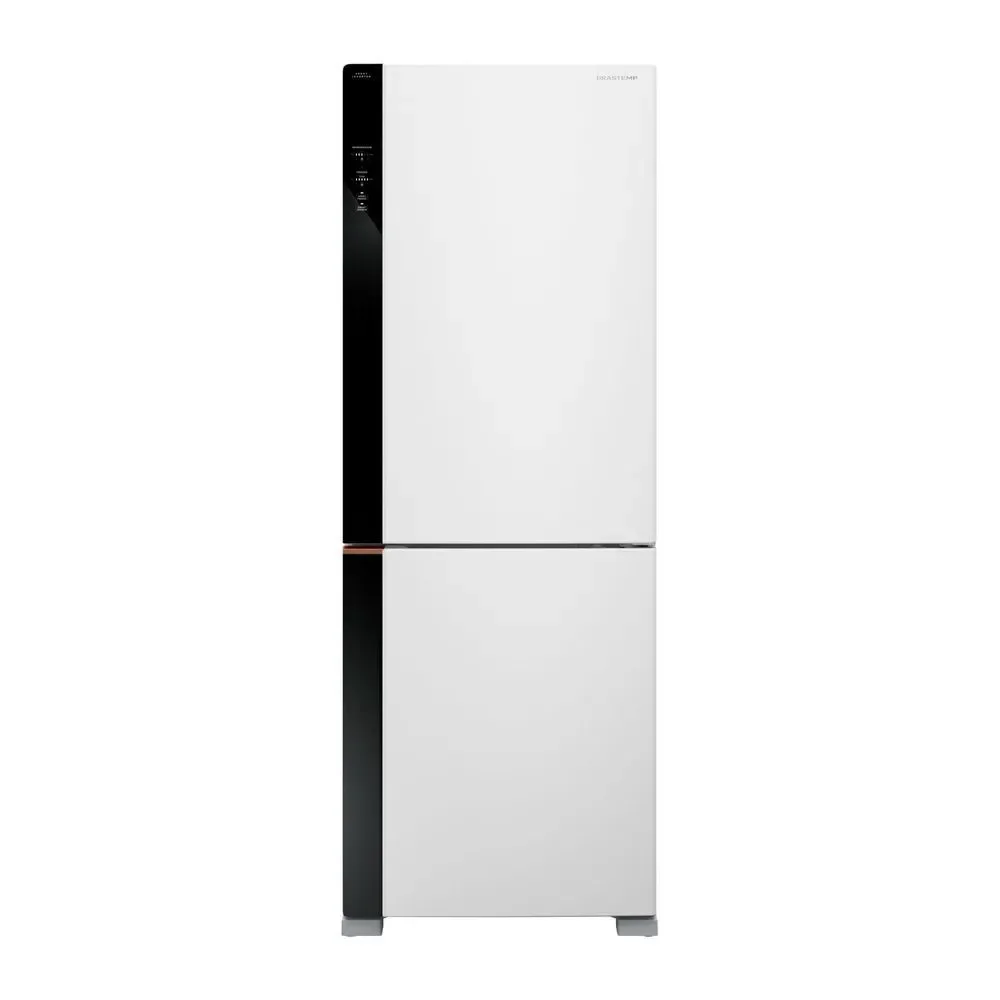Geladeira Brastemp Inverse Frost Free Inverter 500L com Fresh Space e Protein BRE66AB Branco Bivolt