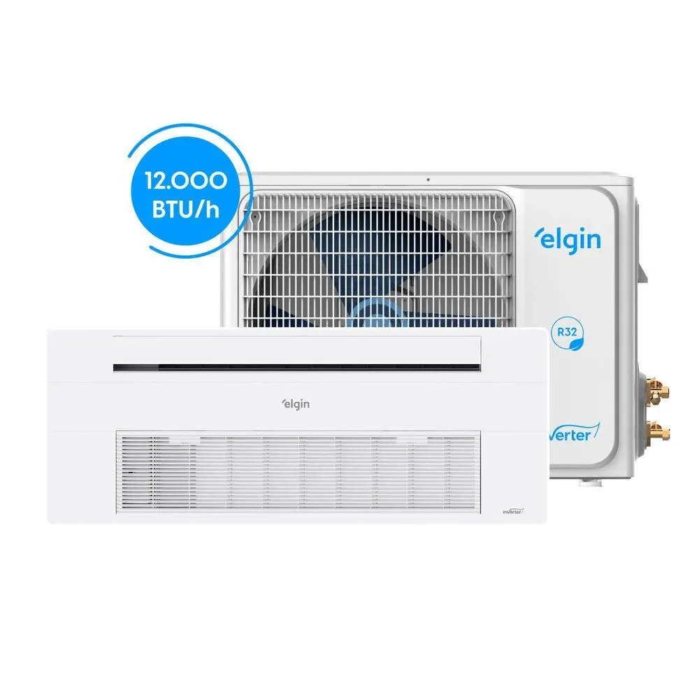 Ar Condicionado Cassete 1 Via Elgin One Air Inverter 12000 BTUS Quente e Frio 220V 45KOQI12C2WA