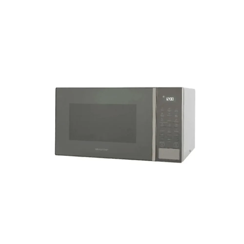 Micro-ondas de Bancada Brastemp BMS46ARBNA 32L 900W Menu Gourmet Descongelar Painel Digital Cinza 220V