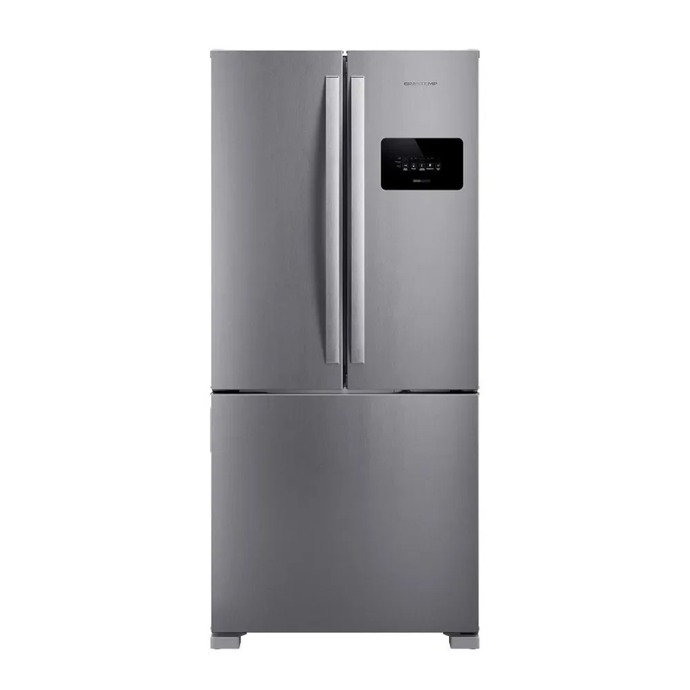 Refrigerador 559L Frost free French Door BRO85MK Brastemp Inox 220V