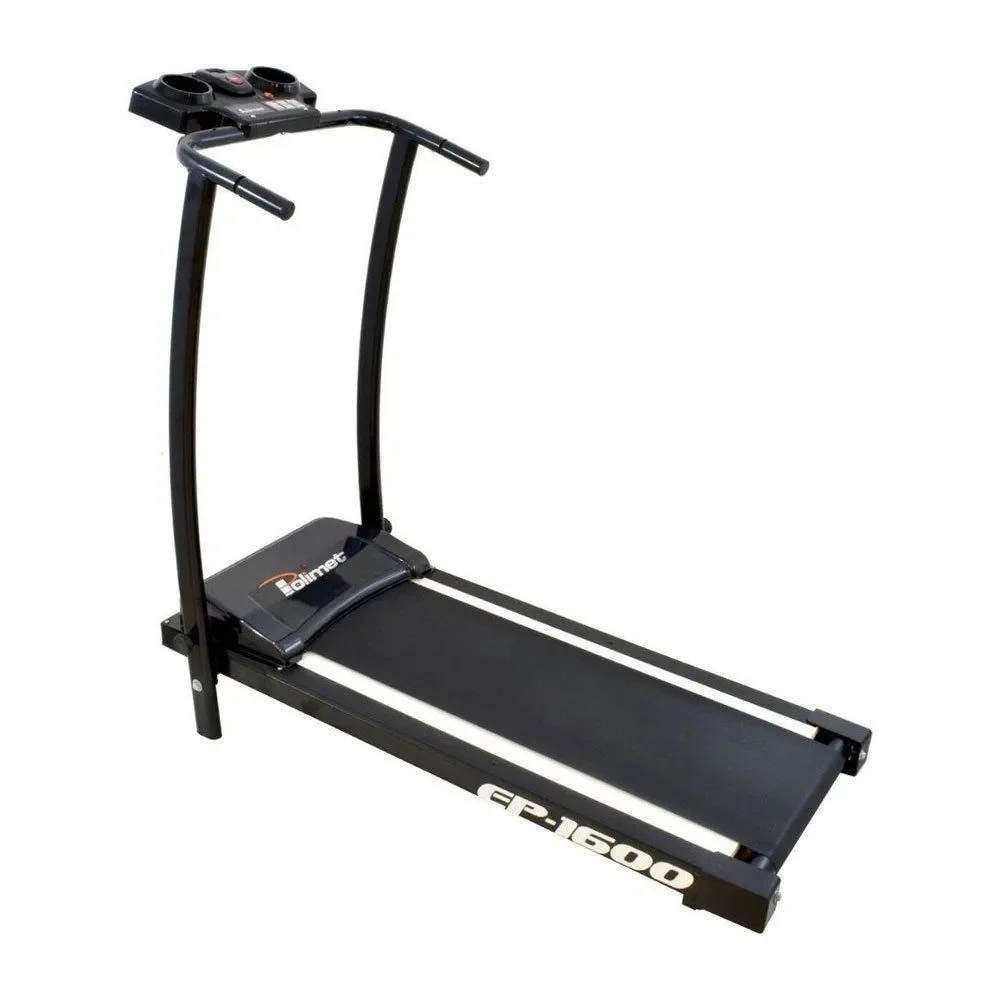 Esteira Ergométrica EP-1600 Nitro 1.6HP Bivolt Preto Residencial com Monitor Polimet