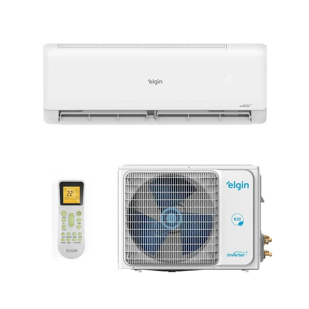 Ar Condicionado Split Hi Wall Elgin Eco Inverter 9000 BTUS Frio 220V com Wi Fi e Filtro Ag+ 45HJE09C2CC