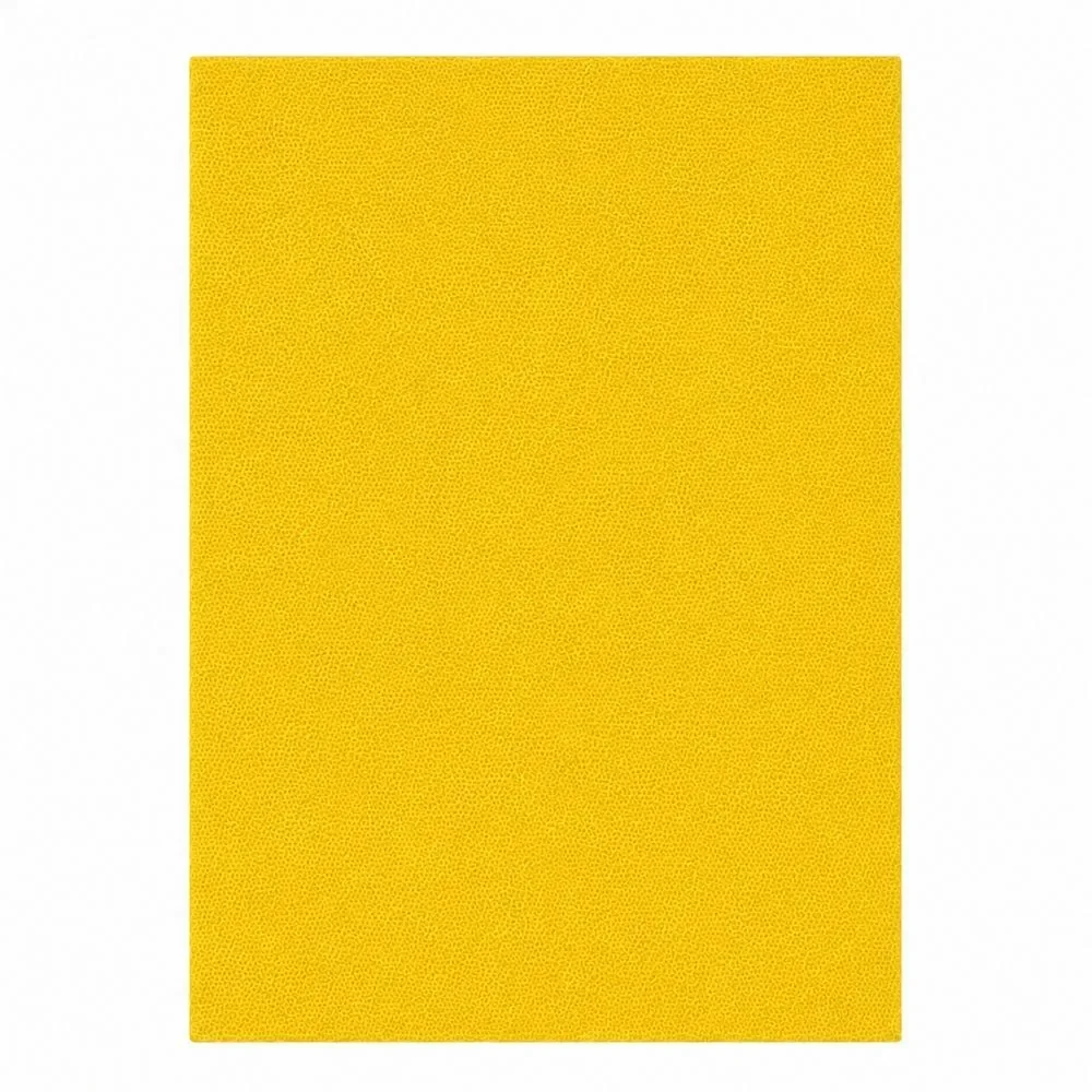Tapete de Yoga Profissional Antiderrapante 10mm Amarelo para Pilates e Alongamentos
