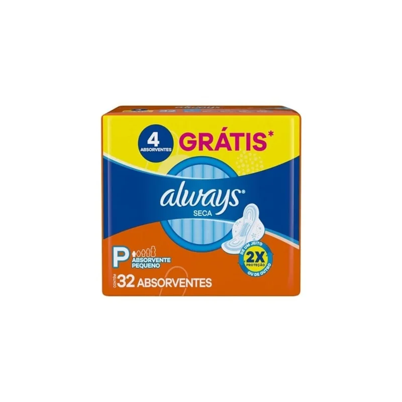 Absorvente Always Externo Super Proteção Seca Moderado Com Abas Anatôm