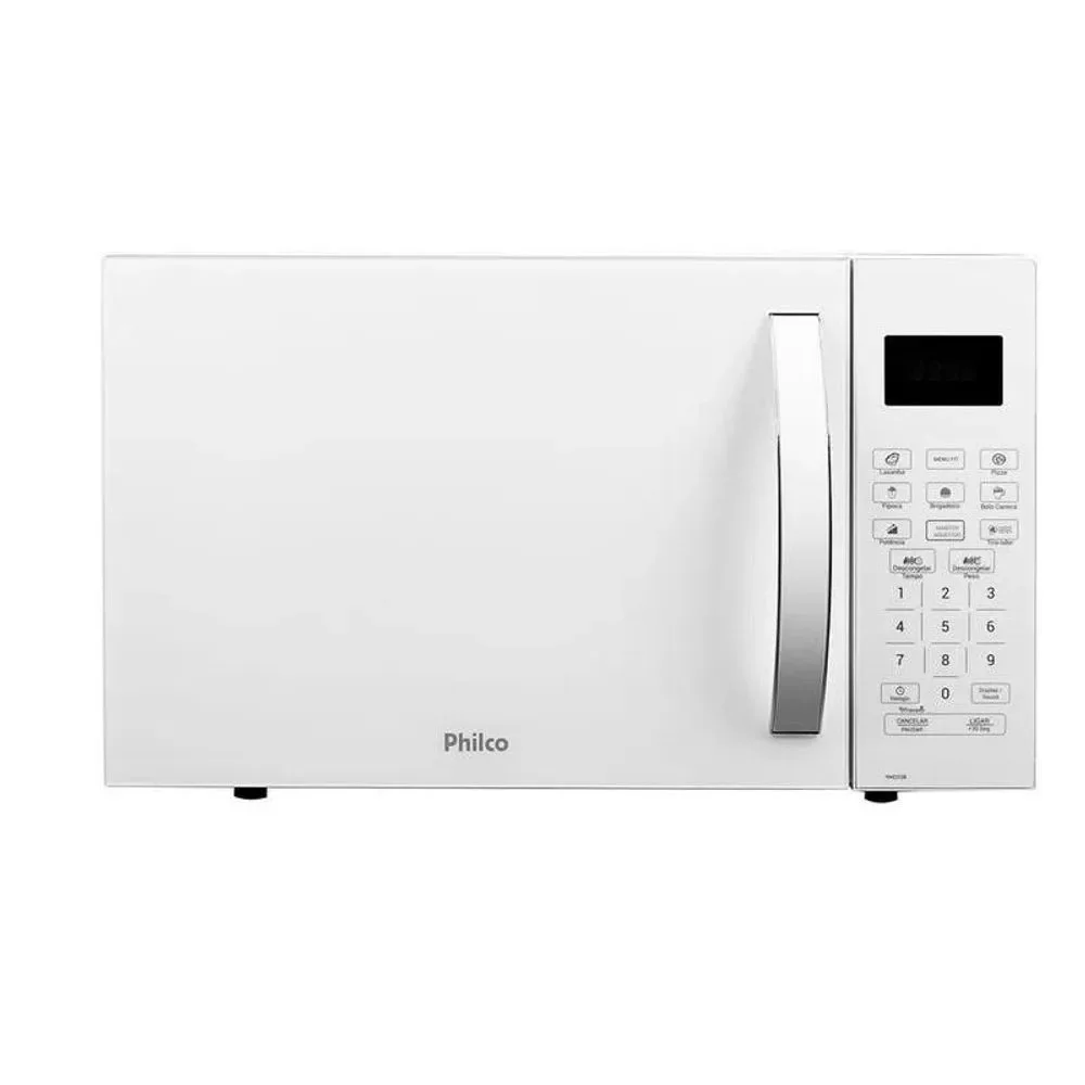 Forno Micro-ondas de Bancada Philco PMO23BB 20L 1200W Branco 220V